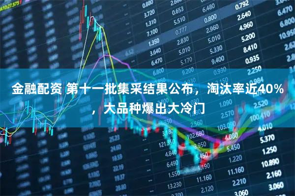 金融配资 第十一批集采结果公布，淘汰率近40%，大品种爆出大冷门